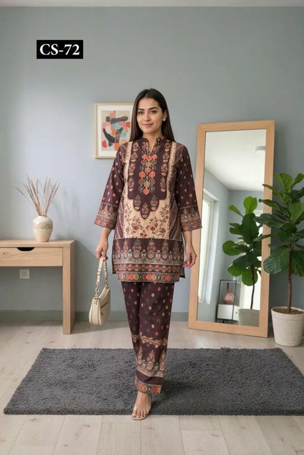 Brown_Premium_Japanese_Crepe_Co-Ord_Set_For_Women