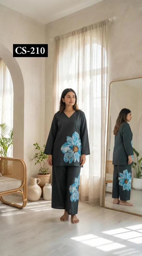 Charcoal_Grey_Premium_Imported_Rayon_Co-Ord_Set_For_Women
