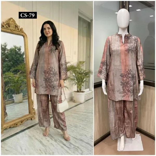Beige_And_Pink_Premium_Imported_Rayon_Co-Ord_Set_For_Women