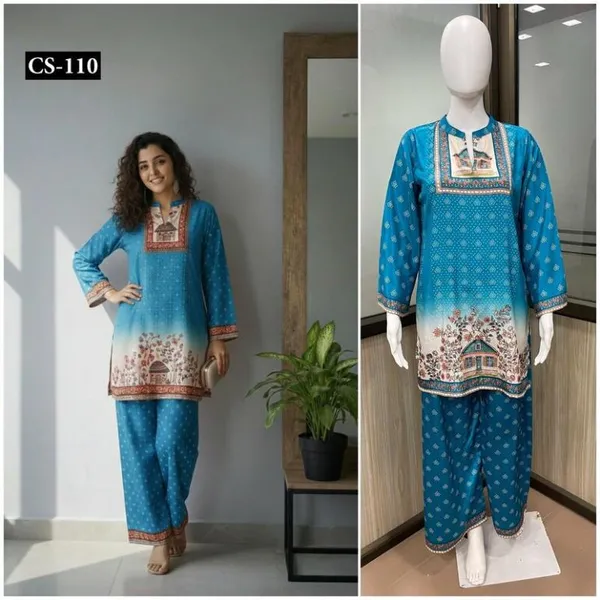 Blue_Premium_Japanese_Crepe_Co-Ord_Set_For_Women