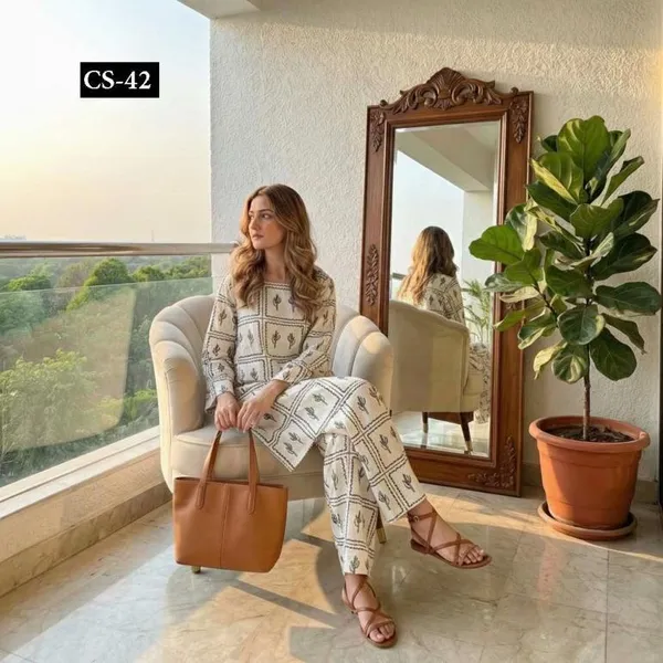Off_White_Premium_Rayon_Co-Ord_Set_For_Women
