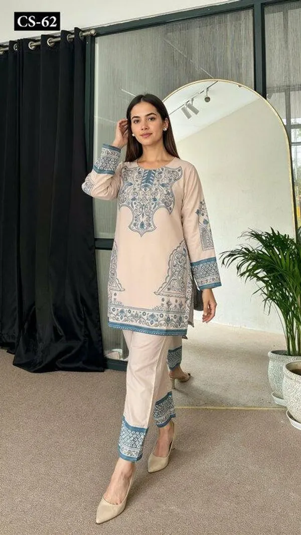 Peach_Premium_Japanese_Crepe_Co-Ord_Set_For_Women