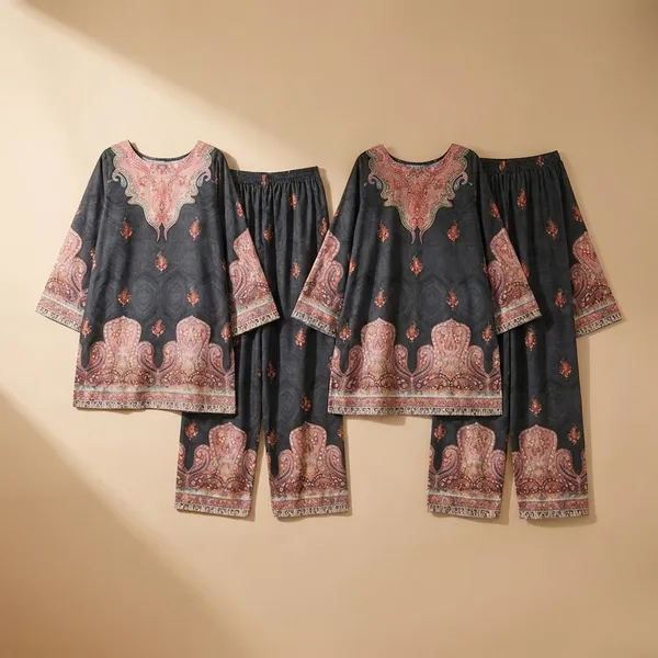 Black_And_Pink_Premium_Imported_Rayon_Co-Ord_Set_For_Women