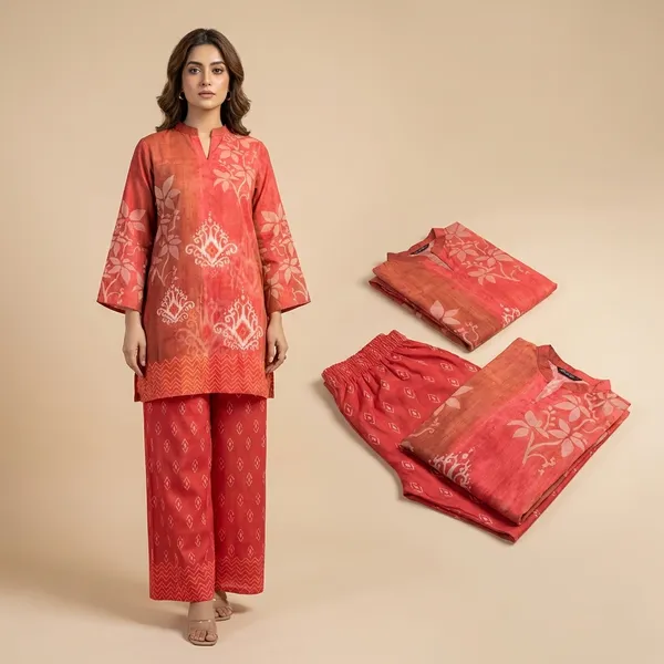 Red_Premium_Japanese_Crepe_Co-Ord_Set_For_Women