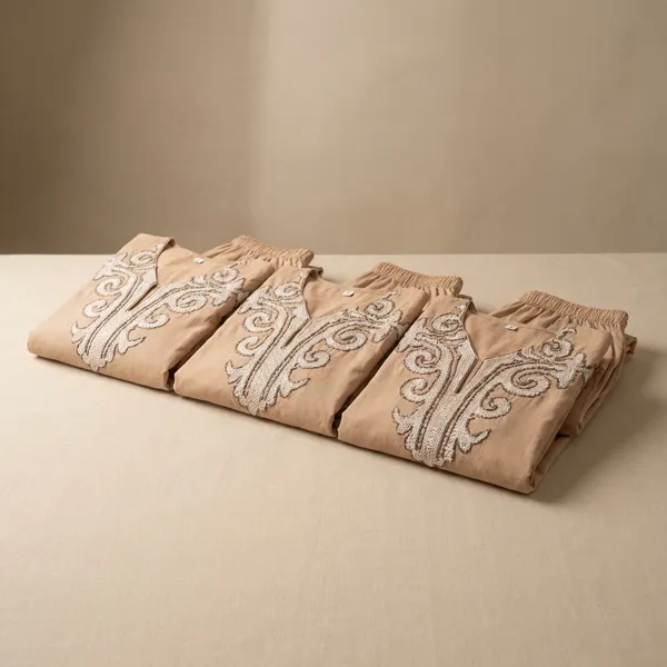 Beige_Premium_Imported_Rayon_Co-Ord_Set_For_Women