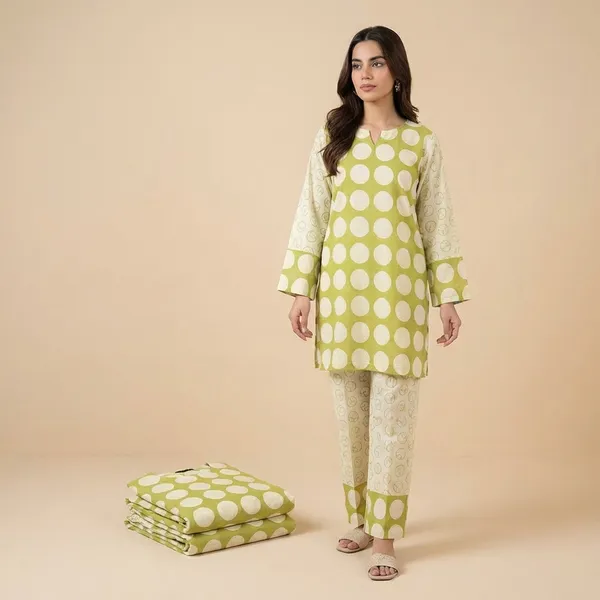 Green_And_White_Premium_Imported_Rayon_Co-Ord_Set_For_Women