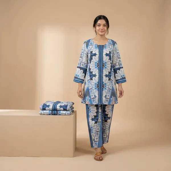 Blue_Premium_Imported_Rayon_Co-Ord_Set_For_Women