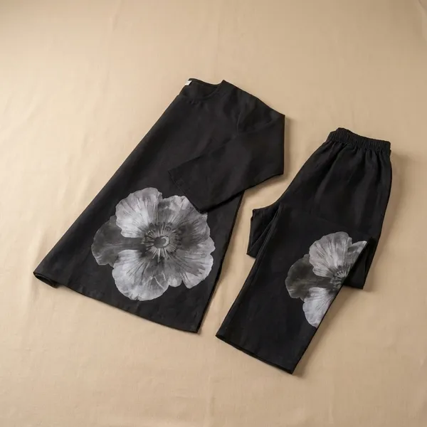 Black_Premium_Imported_Rayon_Co-Ord_Set_For_Women