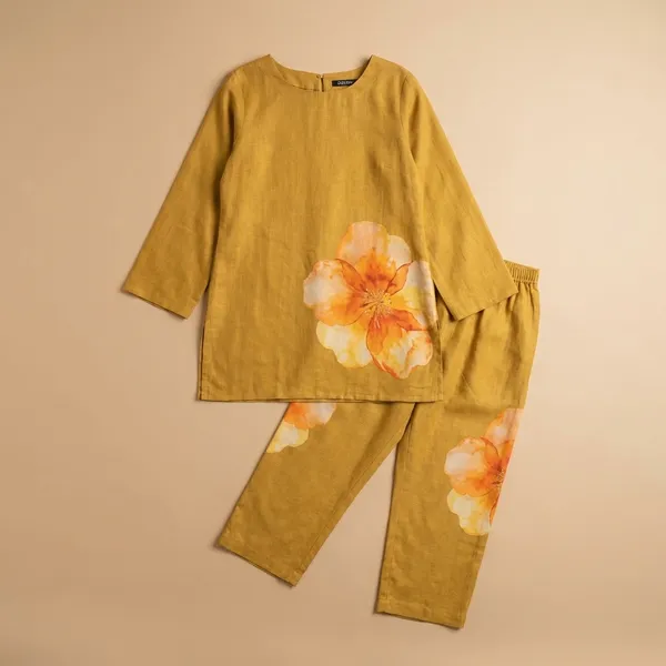 Mustard_Premium_Rayon_Co-Ord_Set_For_Women