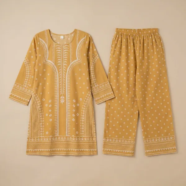 Mustard_Yellow_Premium_Imported_Rayon_Co-Ord_Set_For_Women