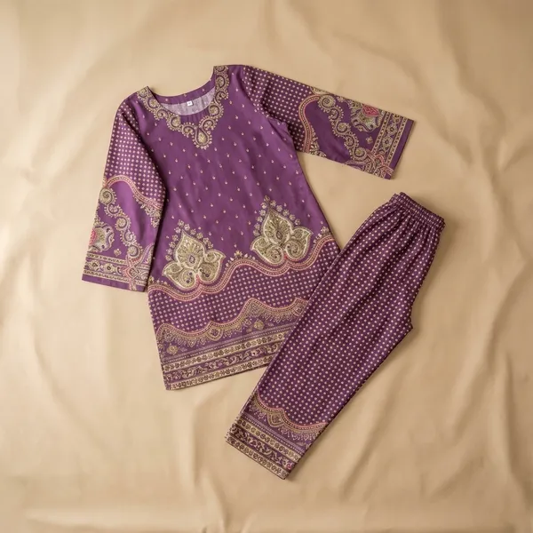 Purple_Premium_Imported_Rayon_Co-Ord_Set_For_Women