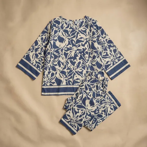 Blue_And_White_Floral_Premium_Imported_Rayon_Co-Ord_Set_For_Women