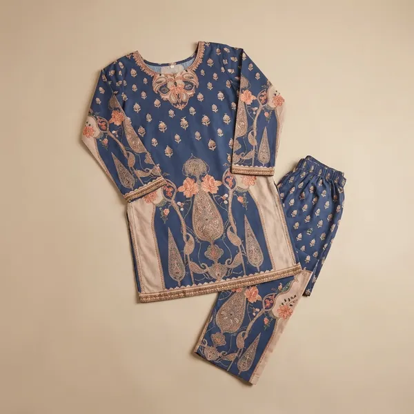 Blue_Premium_Rayon_Co-Ord_Set_For_Women
