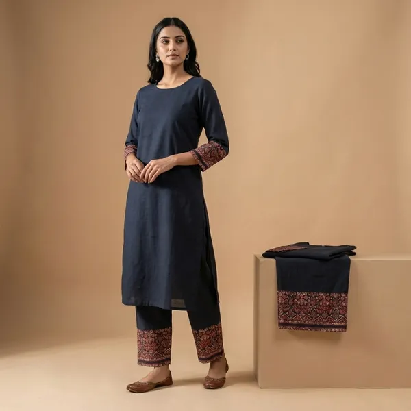 Navy_Blue_Premium_Imported_Rayon_Co-Ord_Set_For_Women