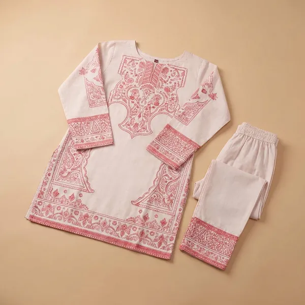 White_And_Pink_Premium_Japanese_Crepe_Co-Ord_Set_For_Women
