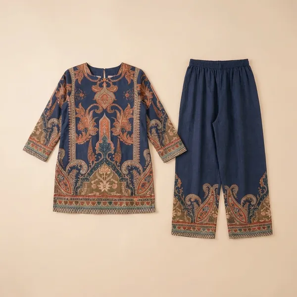 Navy_Blue_Premium_Imported_Rayon_Co-Ord_Set_For_Women