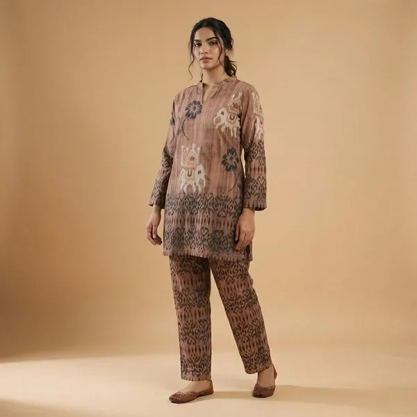 Beige_Premium_Japanese_Crepe_Co-Ord_Set_For_Women
