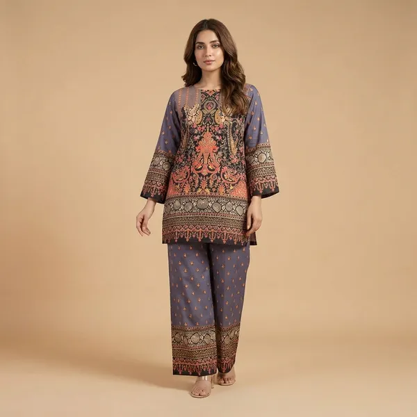 Purple_Premium_Imported_Rayon_Co-Ord_Set_For_Women