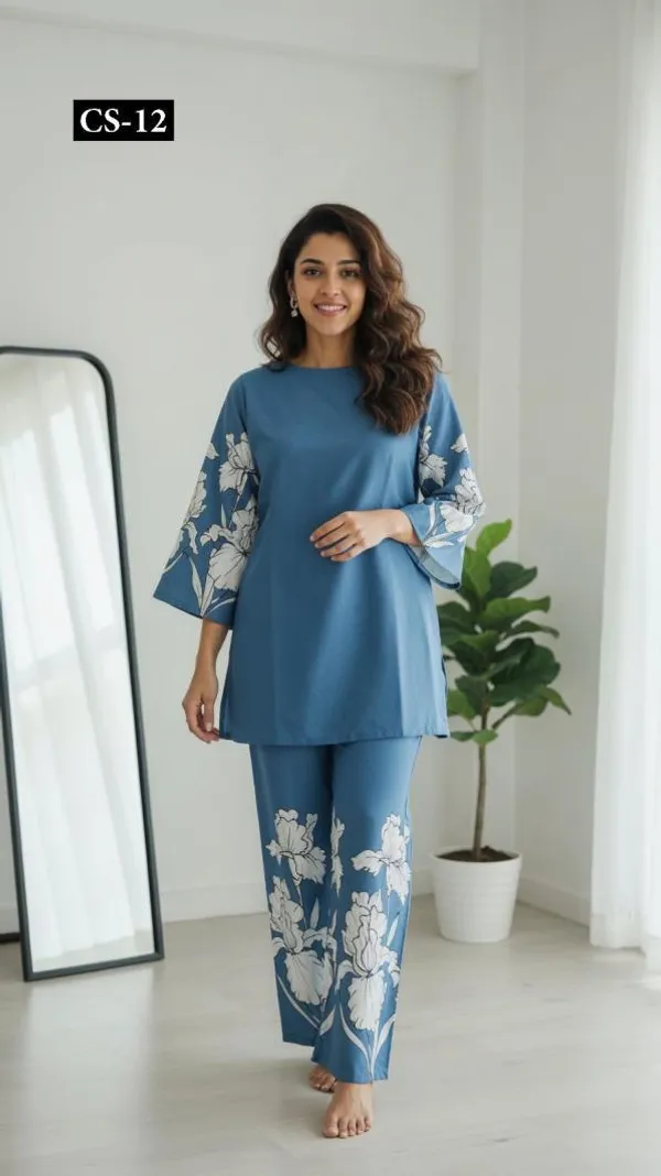 Blue_Premium_Rayon_Co-Ord_Set_For_Women