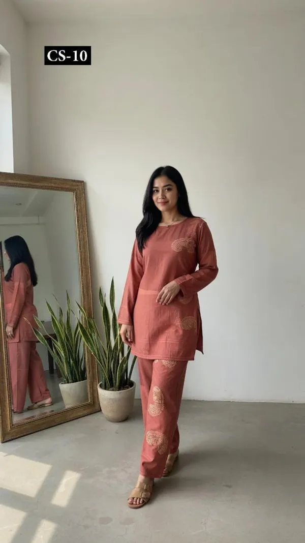 Dusty_Rose_Premium_Imported_Rayon_Co-Ord_Set_For_Women