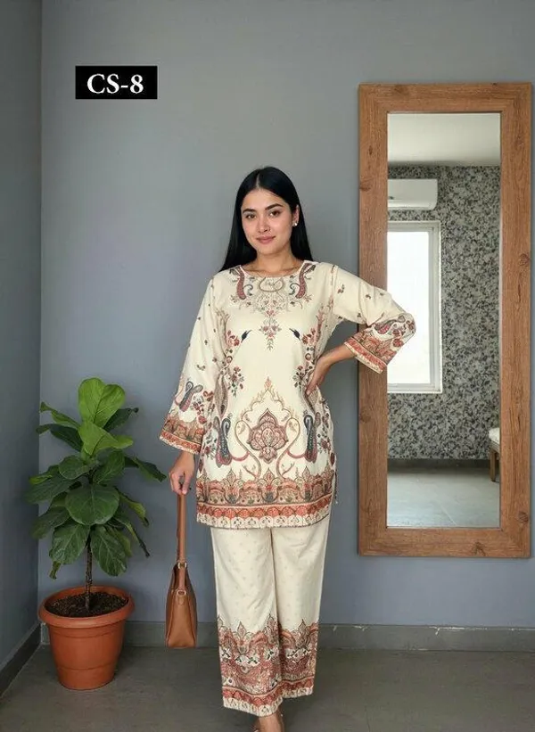 Off_White_Premium_Imported_Rayon_Co-Ord_Set_For_Women