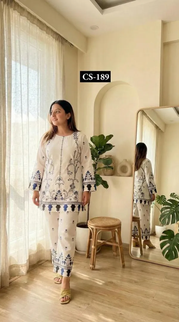 White_Premium_Imported_Rayon_Co-Ord_Set_For_Women