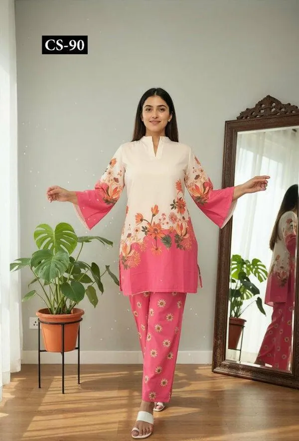 Pink_Premium_Japanese_Crepe_Co-Ord_Set_For_Women