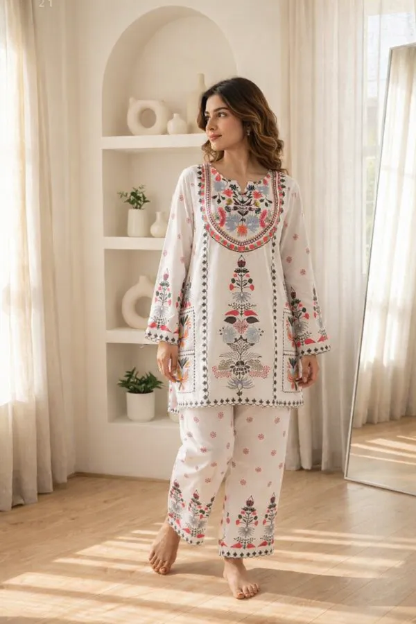 Multicolor_Premium_Rayon_Cotton_Co-Ord_Set_For_Women