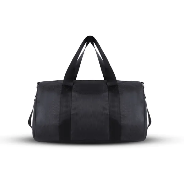 Black_Waterproof_Duffle_Gym_Bag_With_Quick_Access_Pocket_Black_And_Olive_Green