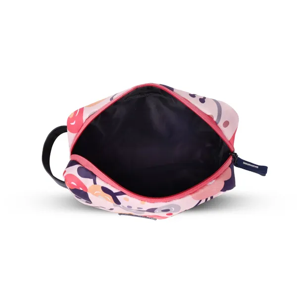 Pink_Floral_Print_Cosmetic_Pouch_With_Handle_Pink_Multi_Color_Travel_Makeup_Bag