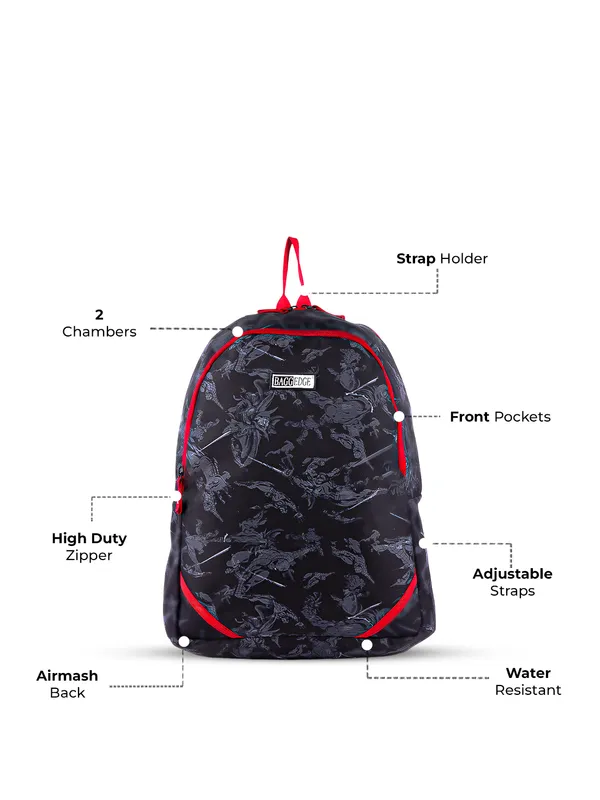 Black_Jumpy_Backpack_With_Dragon_Print_And_Red_Trim