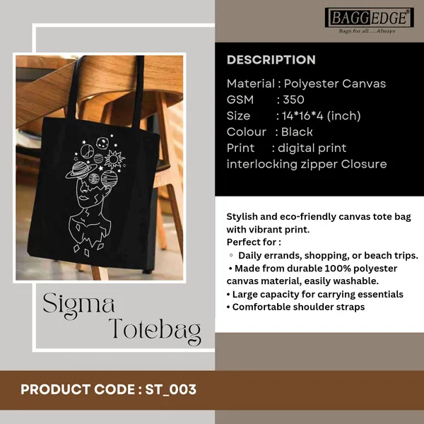 Black_Canvas_Tote_Bag_With_Zipper_Closure