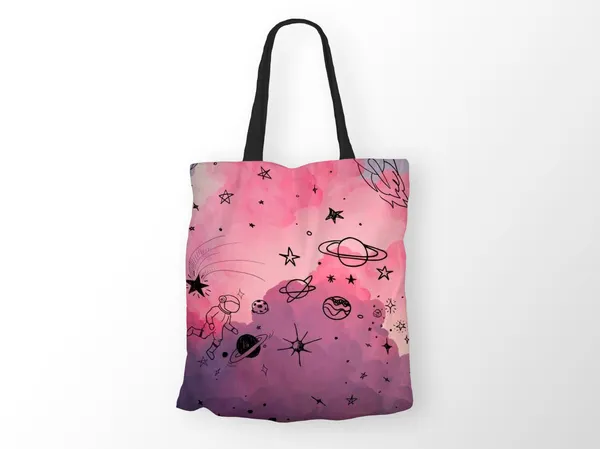 Pink_Cosmic_Space_Galaxy_Printed_Tote_Bag_With_Zipper