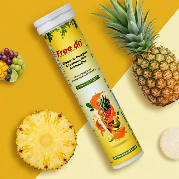 Free_On_Vitamin_B_Complex_&_Lactobacillus_Acidophilus_Effervescent_Tablets_|_B1,_B2,_B3_and_B6_|_Boosts_Energy,_Gut_Health,_Brain_Function_&_Immunity_|_Refreshing_Fruit_Flavour.