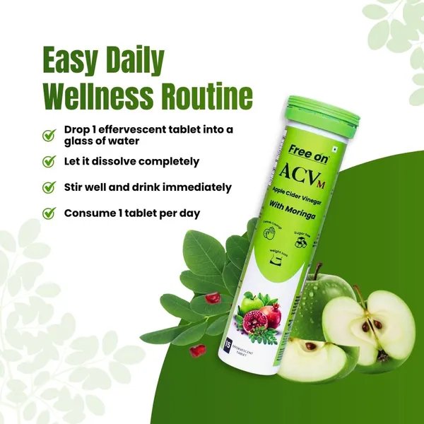 Free_On_ACV_Moringa_Effervescent_Tablets_|_Apple_Cider_Vinegar,_Pomegranate_&_Vitamins_B6_and_B12_|_Controls_Cravings,_Boosts_Metabolism_|_Sugar_Free_|_Green_Apple_Flavour.