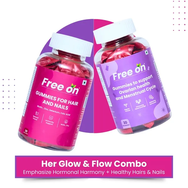 Her_Glow_&_Flow_Combo_Ovarian_Health_Gummies_Menstrual_Cycle_Support__And_Gummies_For_Hair_And_Nails_Biotin__60_Each_Pack_of_2