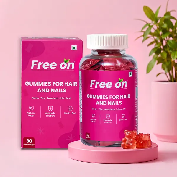 Gummies_For_Hair_And_Nails_Biotin_,_Zinc_,_Selenium_,_Folic_Acid_,_Immunity_Support_,_Natural_Flavor_,_Women_Beauty_And_Strength_60_Gummies