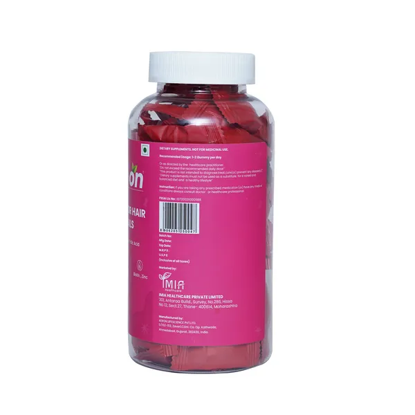 Gummies_For_Hair_And_Nails_Biotin_,_Zinc_,_Selenium_,_Folic_Acid_,_Immunity_Support_,_Natural_Flavor_,_Women_Beauty_And_Strength_60_Gummies