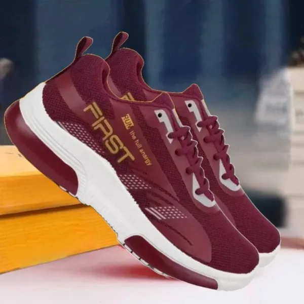 Maroon_Mesh_Premium_Shoe_For_Men