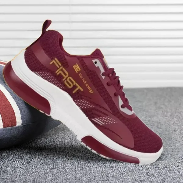Maroon_Mesh_Premium_Shoe_For_Men