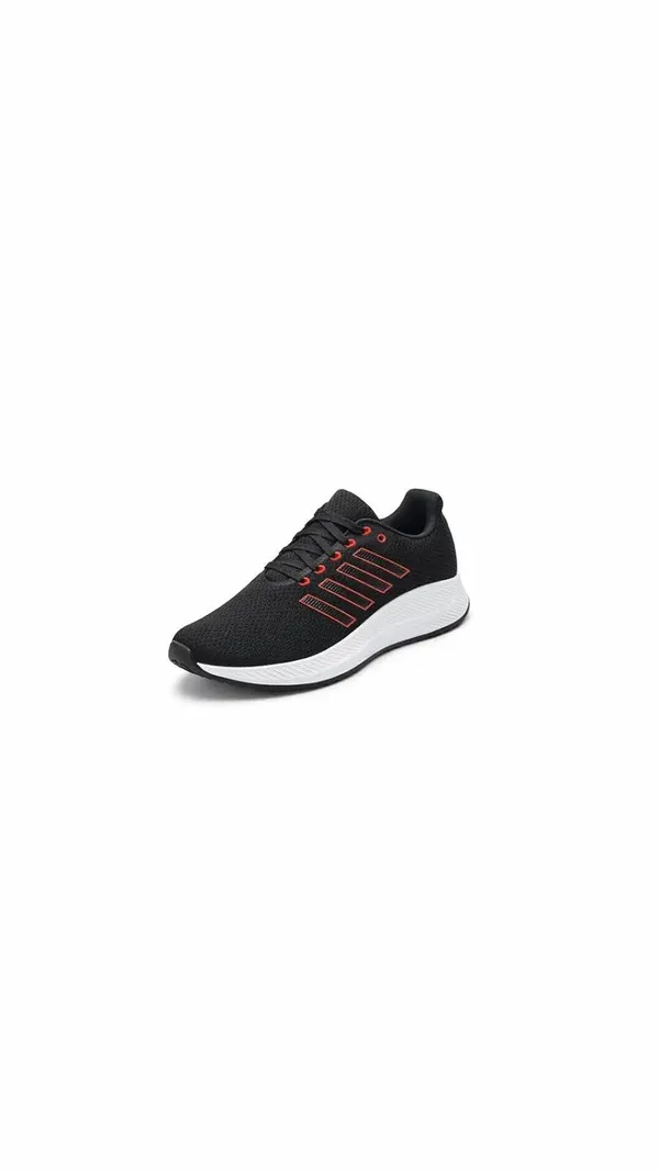 Black_And_Orange_Mesh_Premium_Shoe_For_Men