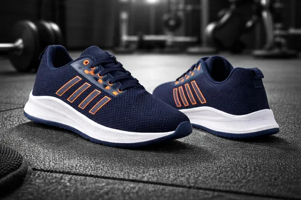 Black_And_Orange_Mesh_Premium_Shoe_For_Men