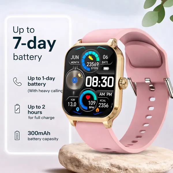 Pink_Plastic_Bluetooth_H9_Pro_Max_Smartwatch