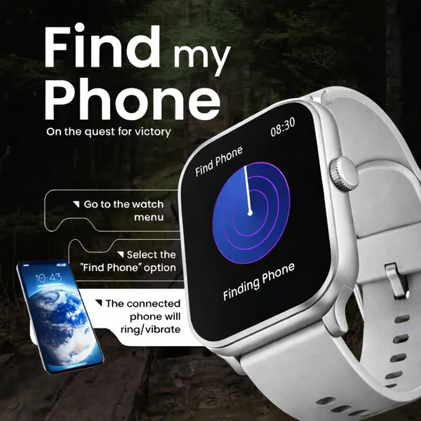 Grey_Plastic_Bluetooth_H9_Pro_Max_Smartwatch