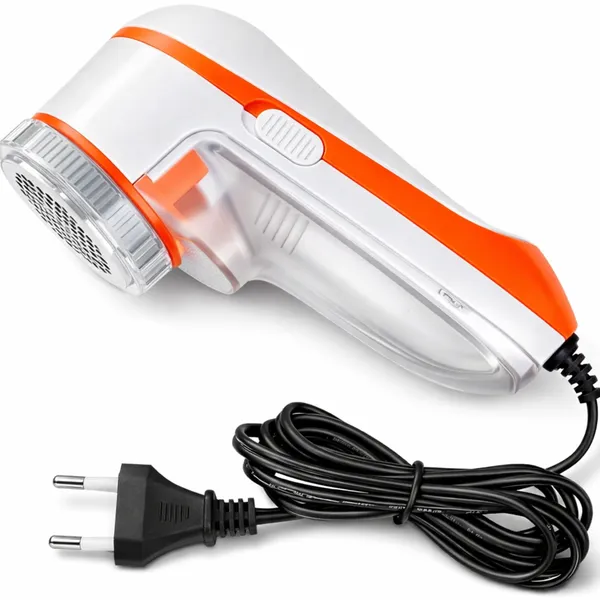 White_And_Orange_Plastic_Lint_Remover