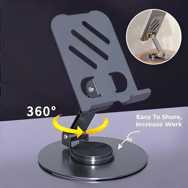 Black_Metal_Holding_Stand_For_Mobile