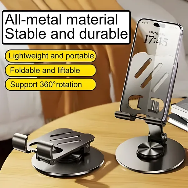 Black_Metal_Holding_Stand_For_Mobile