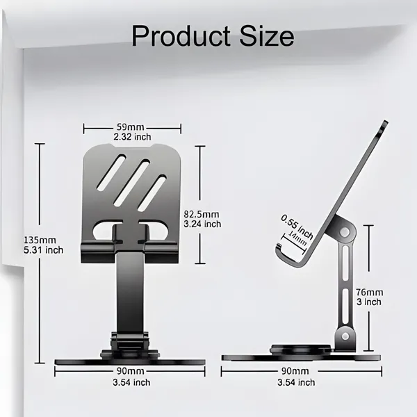 Black_Metal_Holding_Stand_For_Mobile