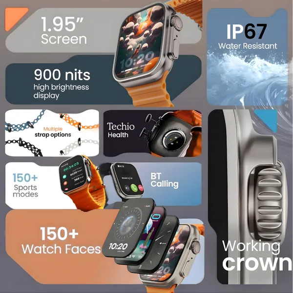 Orange_Metal_Bluetooth_T800_Smart_Watch