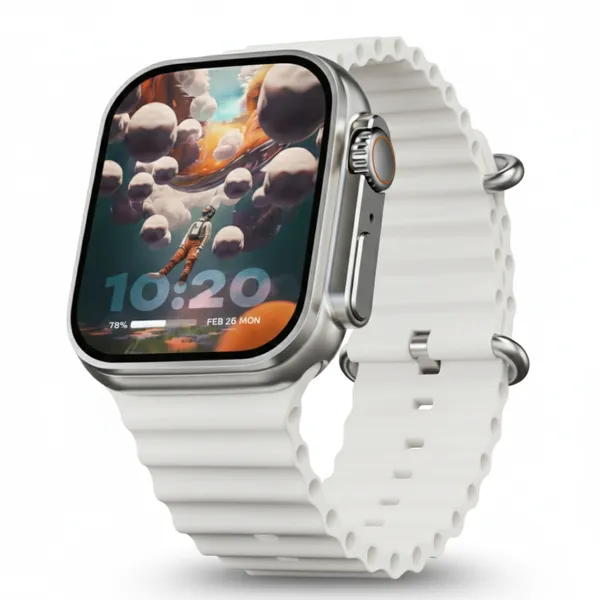White_Metal_Bluetooth_T800_Smart_Watch